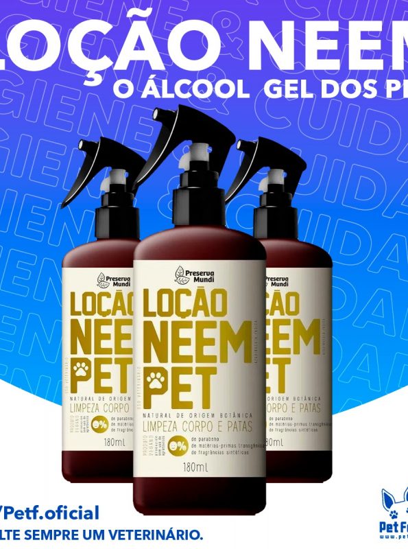 Loção Neem de Limpeza Pet