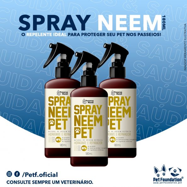 Spray Neem Pet Repelente - 180ml