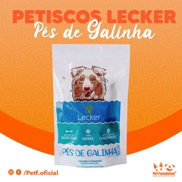 Pés de Galinha Petisco Natural - Lecker