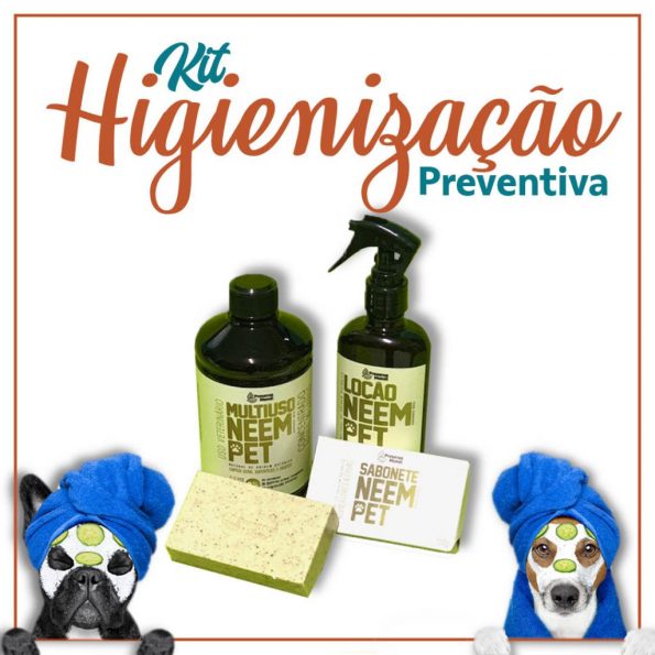 Kit Higienização Preventiva Pet - Neem