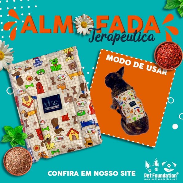 Almofada Terapêutica para Pet - Pet Foundation
