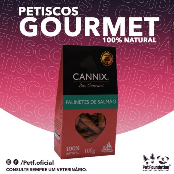 Petiscos 100% naturais CANNIX GOURMET BOX