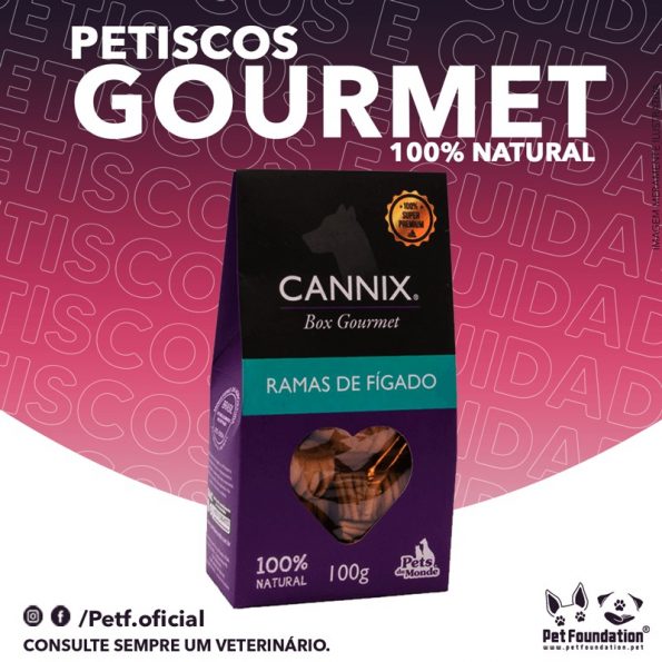 Petiscos 100% naturais CANNIX GOURMET BOX