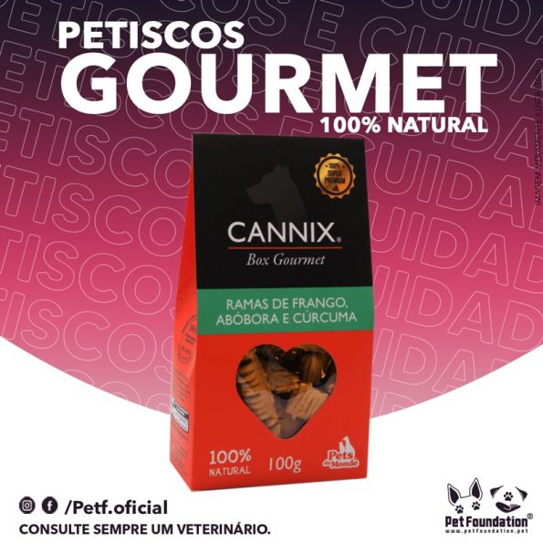 Petiscos 100% naturais CANNIX GOURMET BOX
