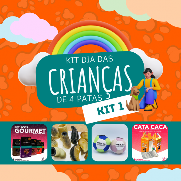 Kit dia das crianças de 4 Patas [KIT 1]