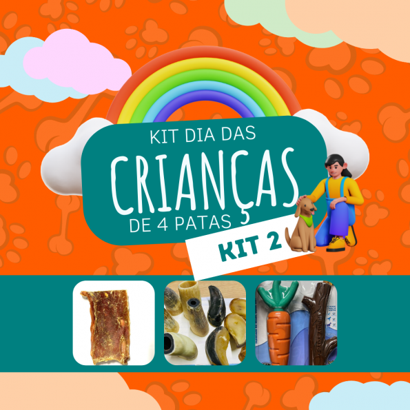 Kit dia das Crianças de 4 Patas [KIT 2]