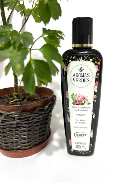 AROMAS VERDES - Condicionador Fragância Unica Vegano Ecovet