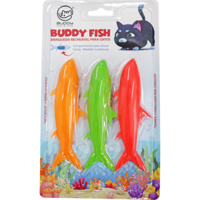 Brinquedo Interativo para Gatos Buddy Toy - Fish