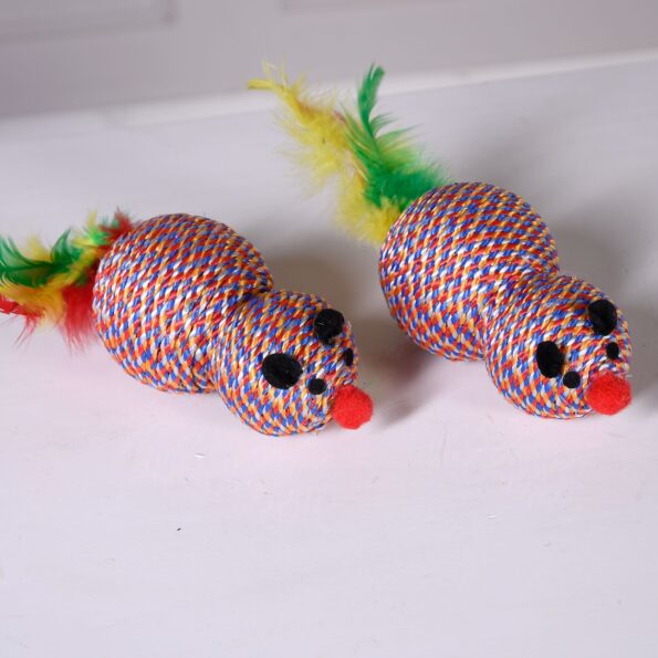 Brinquedo Ratinho de sisal para Gatos