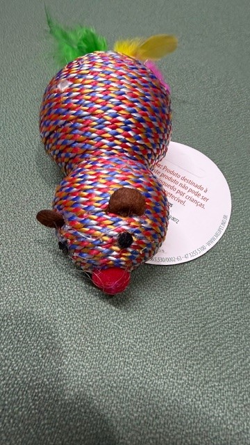 Brinquedo Ratinho de sisal para Gatos